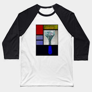 Artist Brush On Geometric Patterns Baseball T-Shirt